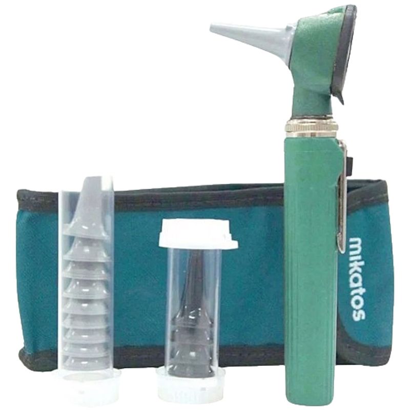 Mini Otoscópio Mikatos LED - Verde