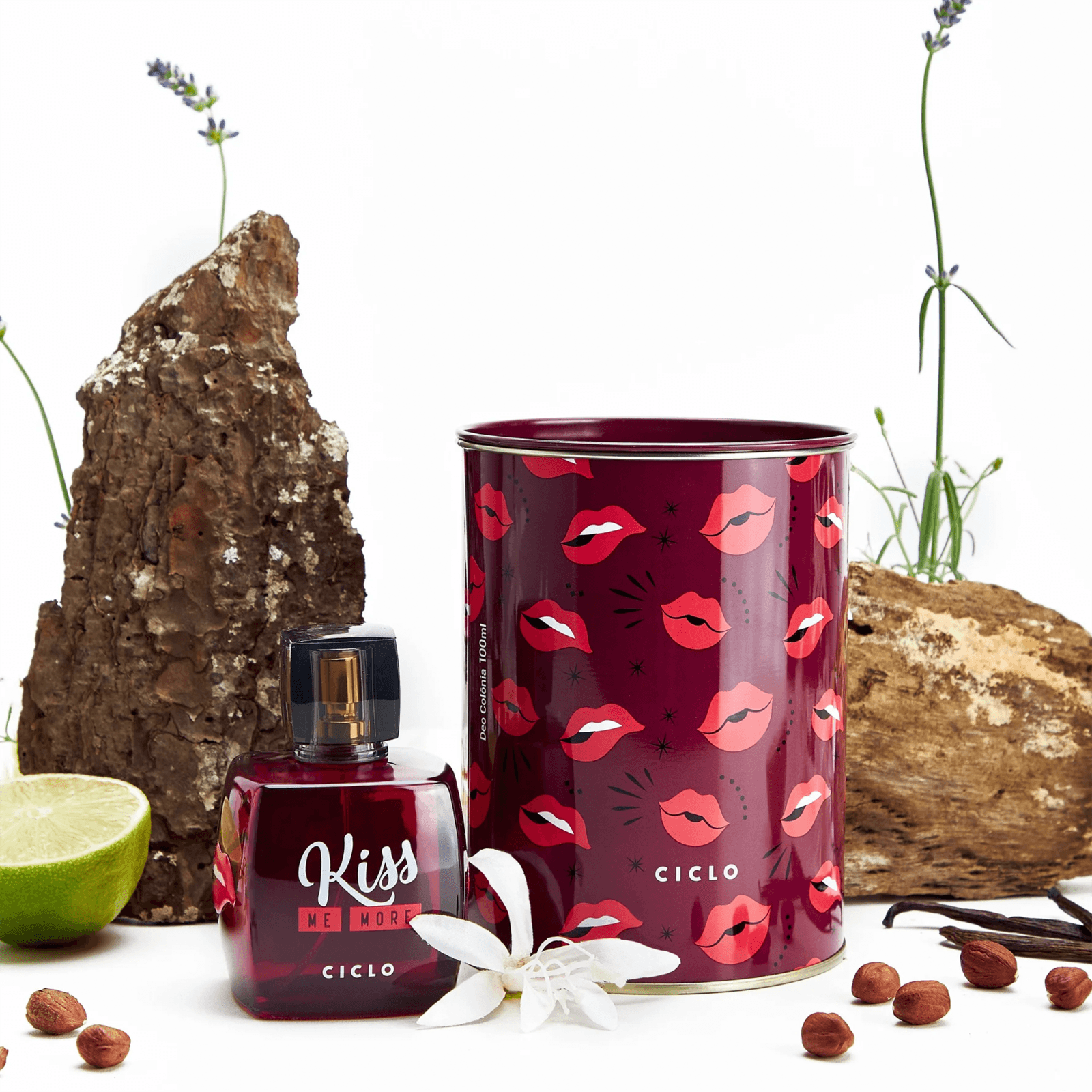 Ciclo Kiss You More Lata - Deo Colônia Feminina 100ml