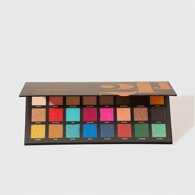 Kit Paleta de Sombras 241 + Sombra em Bastão Dupla Amarela e Laranja + Sombra em Bastão Dupla Azul (3 Produtos)