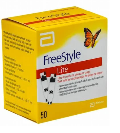Fita freestyle lite Com 50 testes