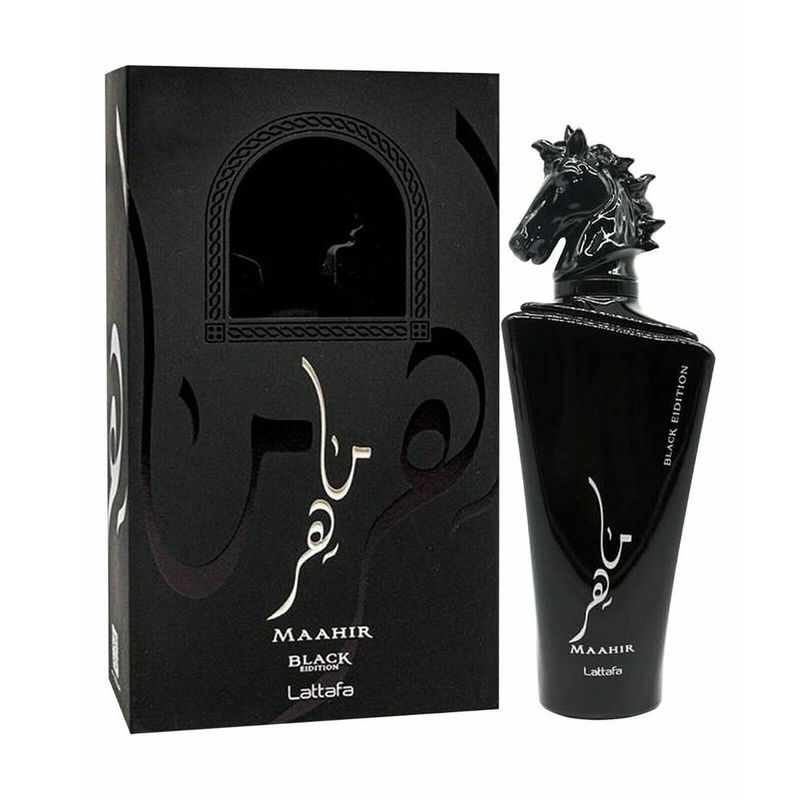 Maahir Black Lattafa Eau De Parfum Unisex -100 ml