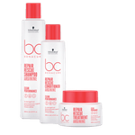 Schwarzkopf Bc Kit Repair Rescue Arhentina Shampoo 250ml + Condicionador 200ml + Máscara 200ml