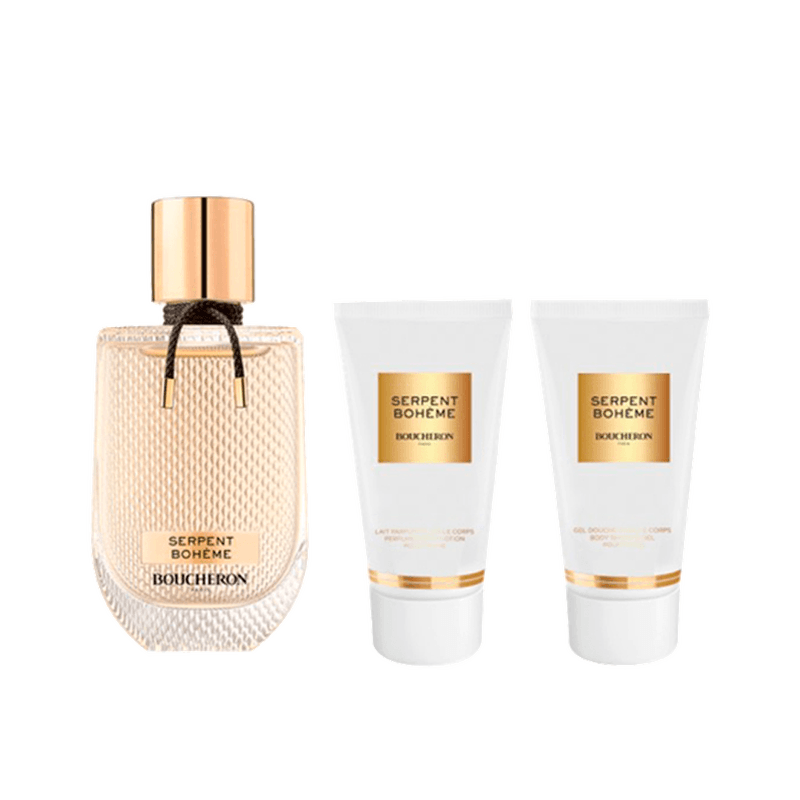 Boucheron Kit Serpent Boheme Eau De Parfum 90ml +  Body Lotion 100ml + Shower Gel 100ml