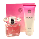 Kit Versace Bright Crystal - Eau de Toilette 90ml + Body Lotion 100ml