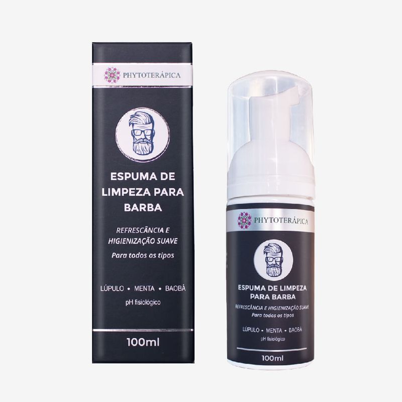 Espuma de Limpeza Para Barba - 100ml