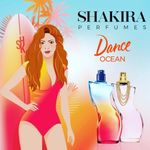 Dance Ocean Shakira Le Eau De Toilette Feminino-80 ml