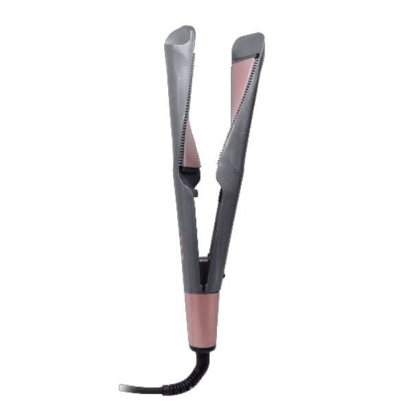 Prosper Chapa Curl Straight Confince 2 Em 1 Cinza/Rosa Model P-1111