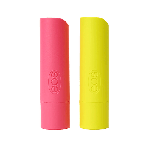 Kit EOS Lip Balm Stick - Pineapple Passionfruit 4g + Strawberry Peach 4g