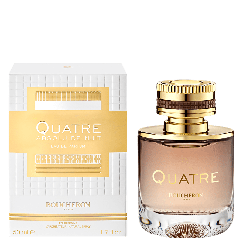 Boucheron Quatre Absolu de Nuit Pour Femme Eau de Parfum - Perfume Feminino 50 ml