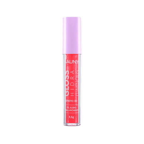 Bauny  Hidra Luminous - Gloss Labial Peach-Glow-3D
