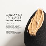 Kit Paleta de Sombras 9 Shades + Esponja de Maquiagem Flat Drop Océane Edition (2 Produtos)