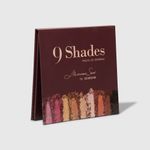 Kit Paleta de Sombras 9 Shades + Esponja de Maquiagem Flat Drop Océane Edition (2 Produtos)