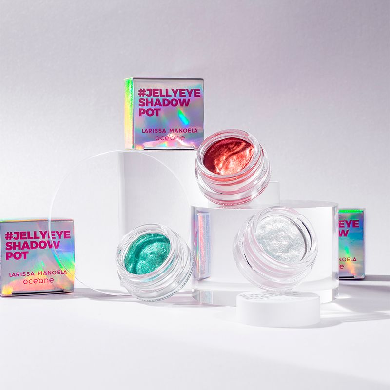 Océane Larissa Manoela Jelly Eye Shadow Pot - Sombra em Gel Translúcida 4g