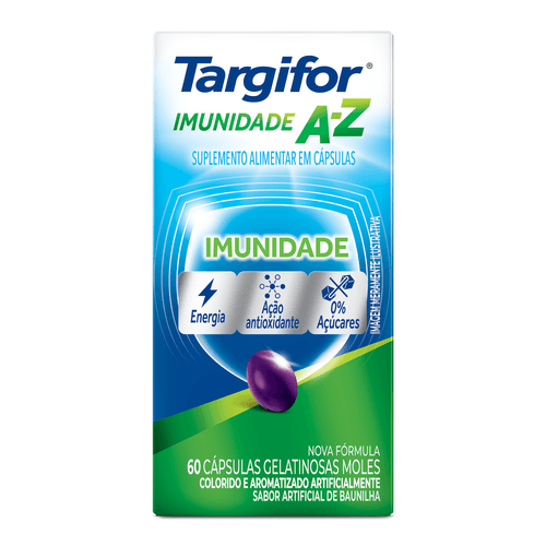 Suplemento alimentar Targifor Imunidade A-Z 60 cápsulas