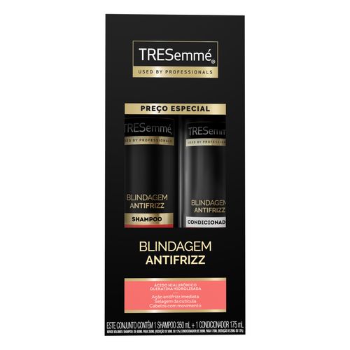 Kit Trésemme Shampoo 350ml + Condicionador 175ml Ácido Hialurônico E Queratina Hidrolisada Blindagem Antifrizz Preço Especial