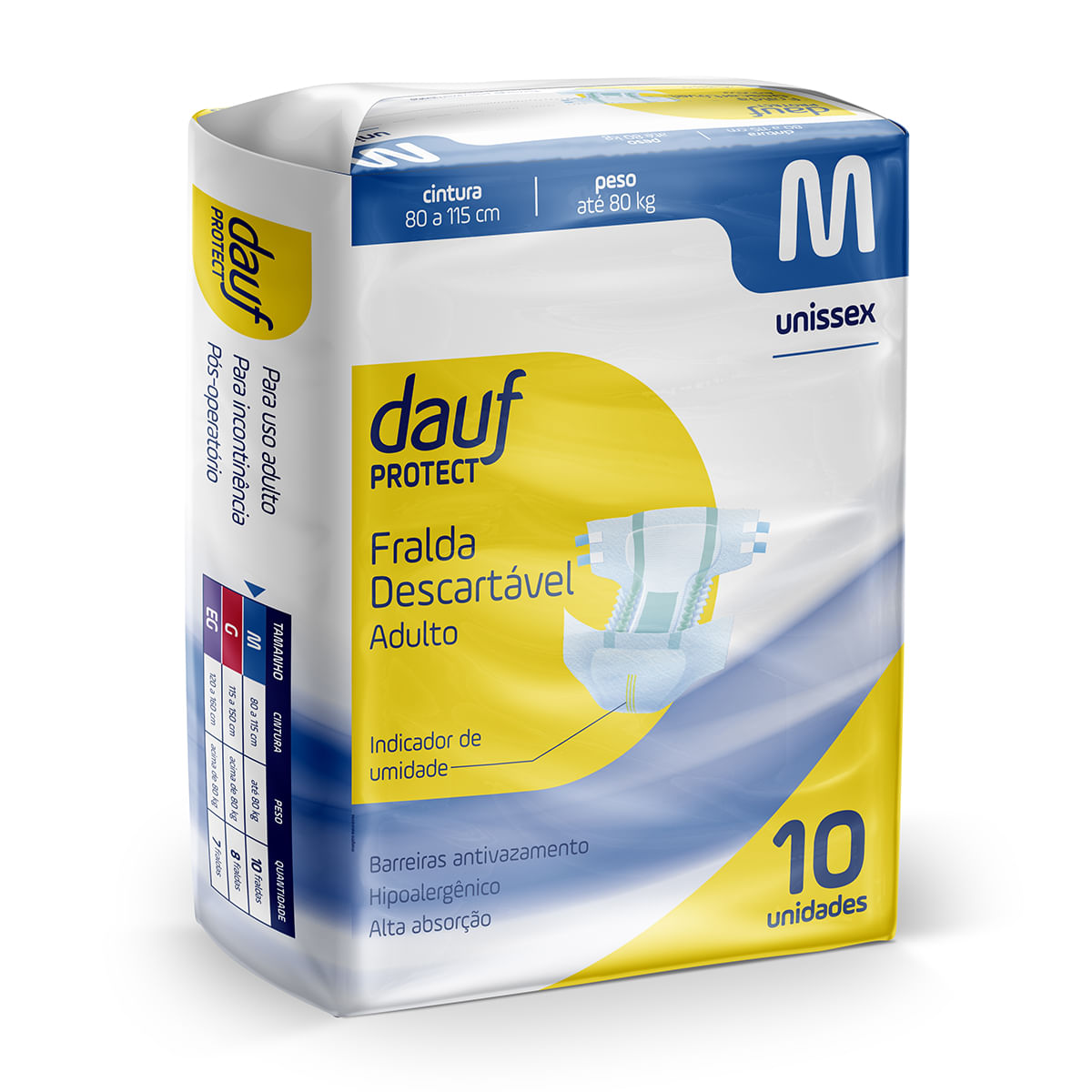Fralda Geriátrica Dauf Classic M Com 10 Unidades é boa?