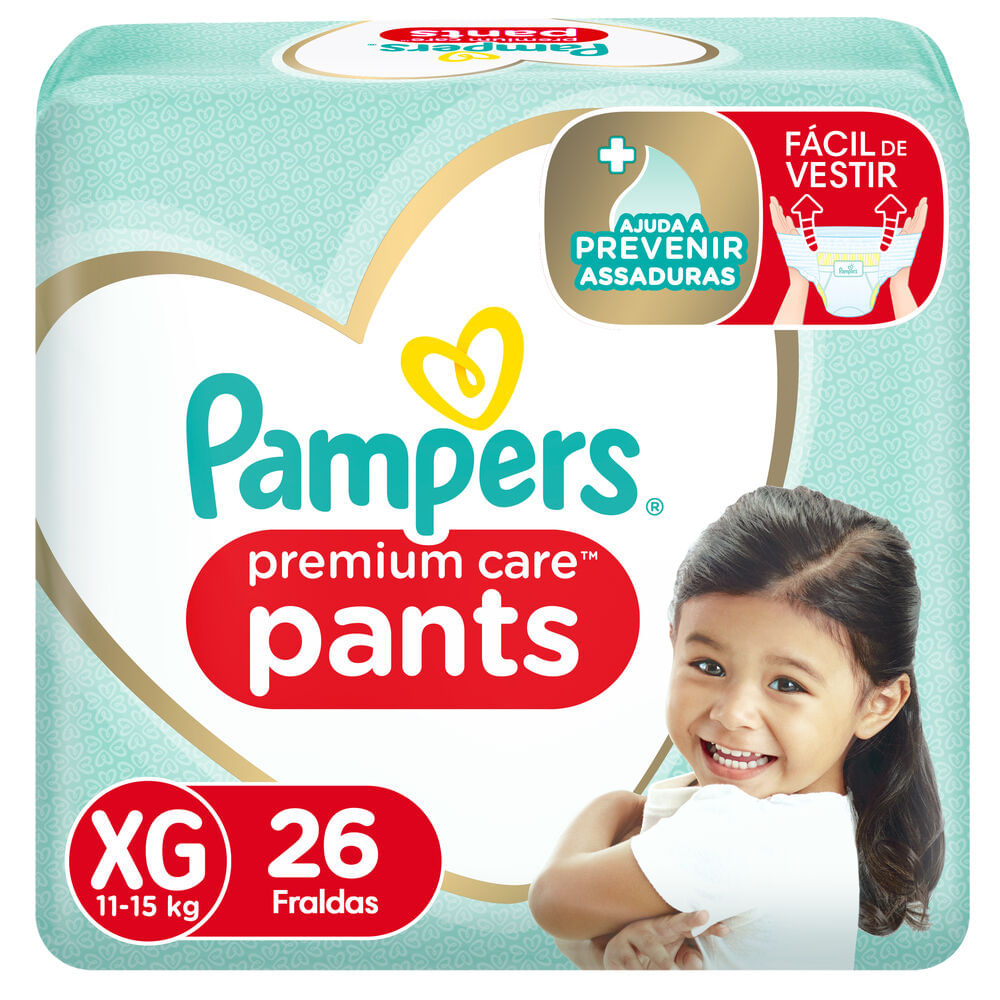 Foto da Fralda Pampers Pants Premium Care Xg 26 Unidades