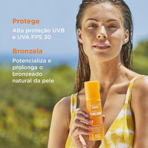 Protetor Solar E Bronzeador Isdin Hydrooil Fps30 Com 200ml