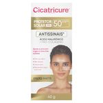 PROTETOR SOLAR CICATRICURE ANTISSINAIS FPS50 MATTE 40G - Ultrafarma