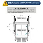 Cadeira de Rodas em Aço Dobrável D400 com Apoio de Cabeça Dellamed - T40