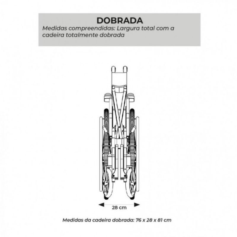 Cadeira De Rodas Em Aço Dobrável D400 Com Apoio De Cabeça Dellamed