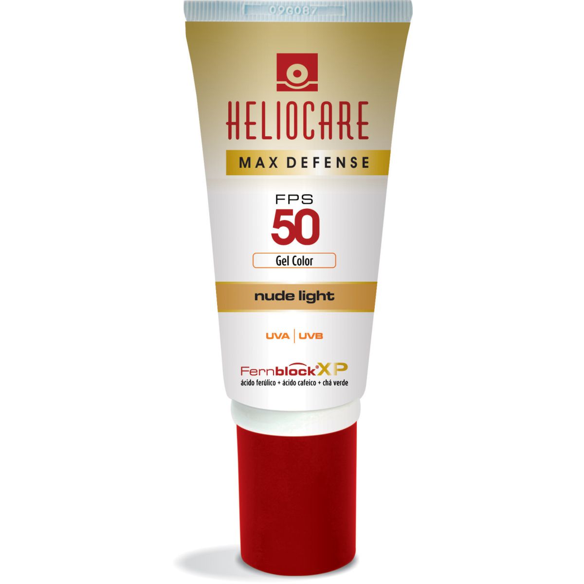 Brazil product data sample: Heliocare Max Defense Fps50 Nude Light Gel Color 50g