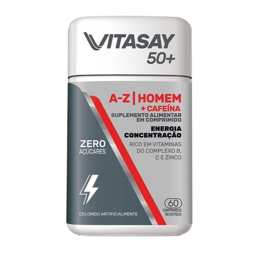 Suplemento Alimentar Vitasay 50+ A-Z Homem 60 Comprimidos
