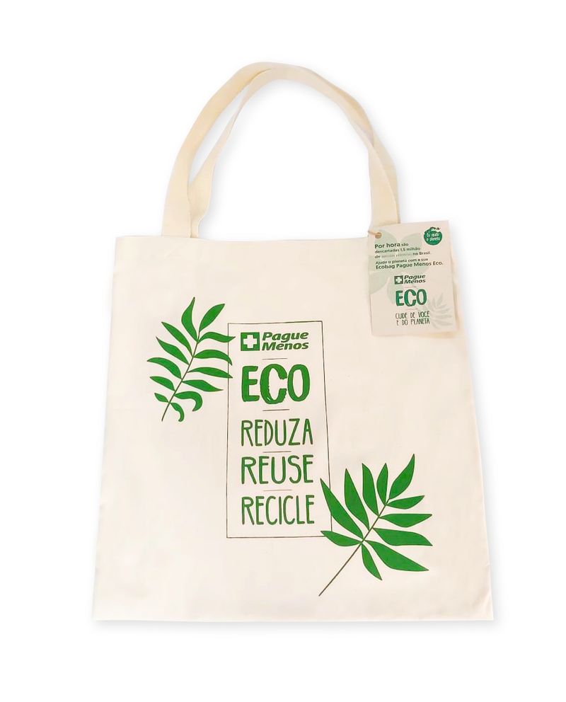 Ecobag Pague Menos Eco Amarela - Pague Menos