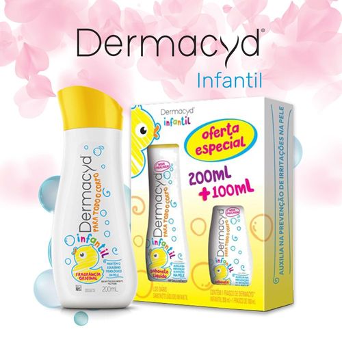 Dermacyd Kit Infantil 200ml+Infantil 100ml - 300ml