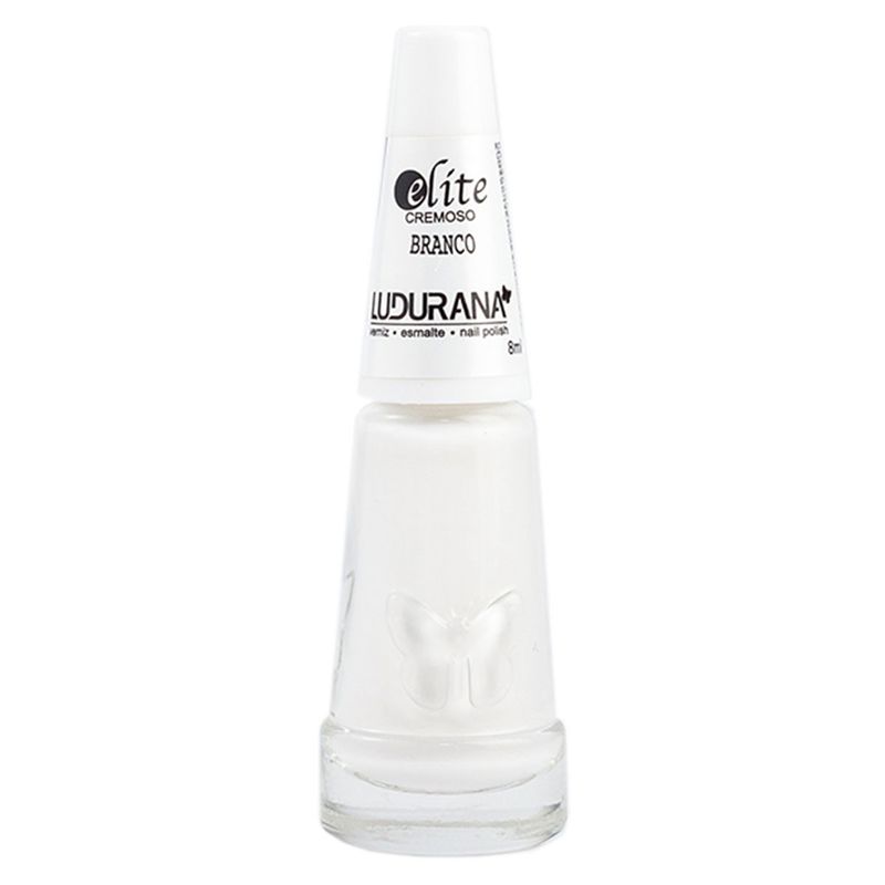 Esmalte Ludurana Cremoso 8ml Cor: Branco