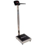 Balança Eletrônica Adulto Antropométrica 200kg Inox