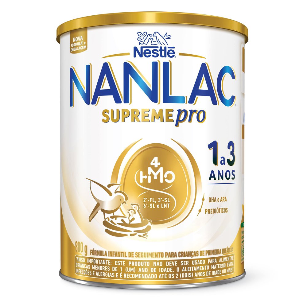 Fórmula Infantil Nanlac Supreme Pro de 1 a 3 anos 800g 