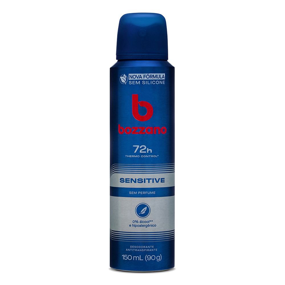 Desodorante Sem Perfume Antitranspirante Aerossol Masculino Bozzano Sensitive 150ml é boa?