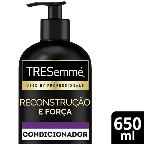Condicionador Tresemmé Reconstrução E Força Colágeno E Arginina Com 650ml