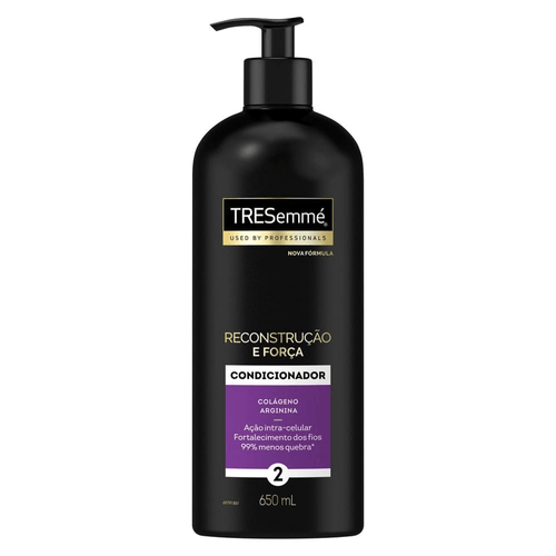 Condicionador Tresemmé Reconstrução E Força Colágeno E Arginina Com 650ml