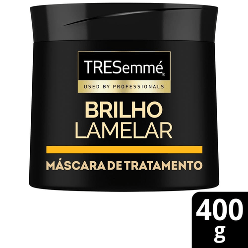 Máscara De Tratamento Tresemmé Profissional Blend De Óleos Brilho Lamelar Pote 400g