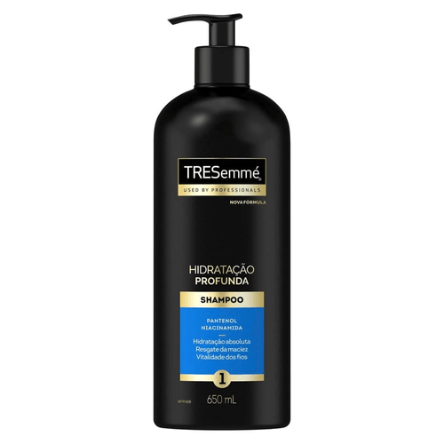 Shampoo Tresemmé Hidratação Profunda Pantenol E Niacinamida Frasco 650ml