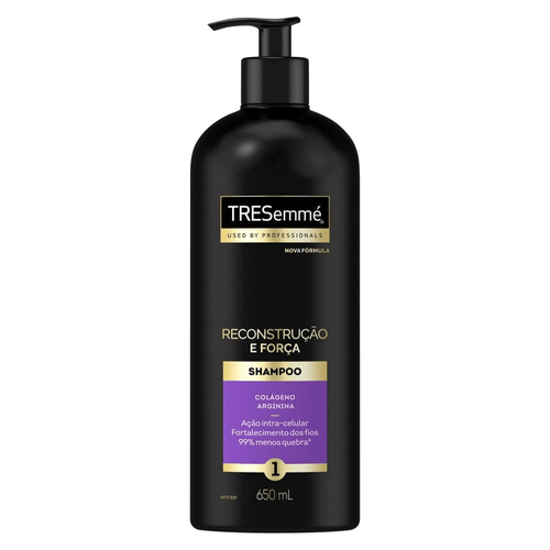 Shampoo Tresemmé Reconstrução E Força Colágeno E Arginina Frasco 650ml