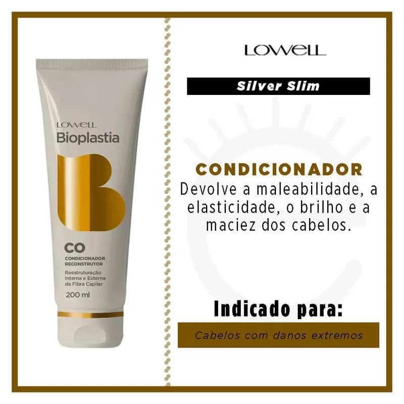 Lowell Condicionador Reconstrutor Bioplastia 200ml