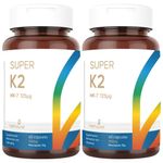 KIT 2X Super K2 (Menaquinona-7) 125mcg 60 cápsulas - Natulha