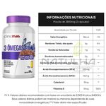 KIT 2X 3 ômegas ( Óleo de Peixe, Linhaça e Borragem) 60 cápsulas - Clinicmais