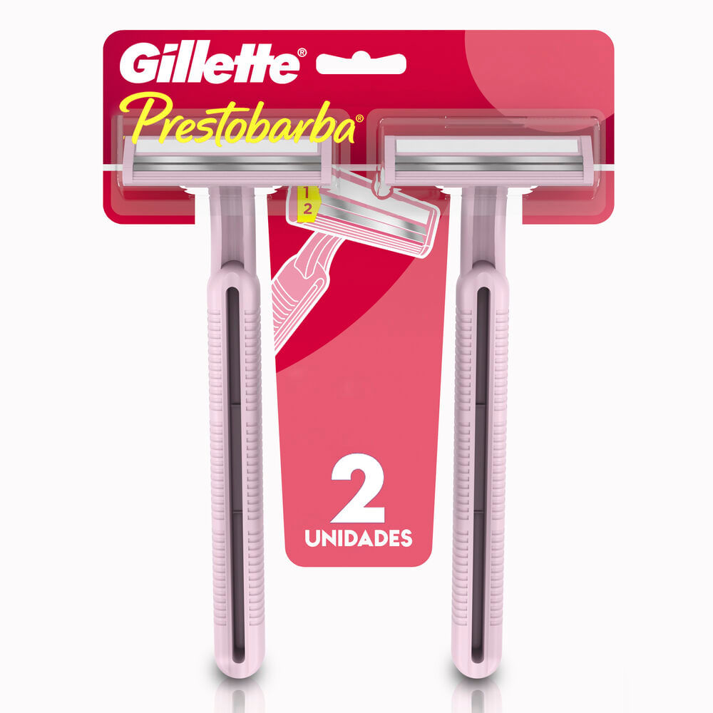 Gillette Prestobarba Aparelho De Depilação Feminina Descartável Com 2 ...