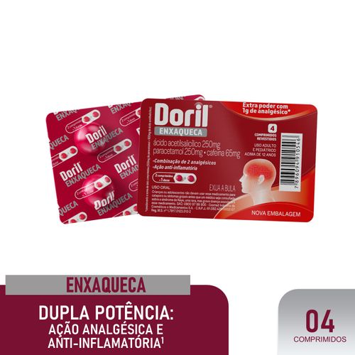 Doril Enxaqueca 4 Comprimidos