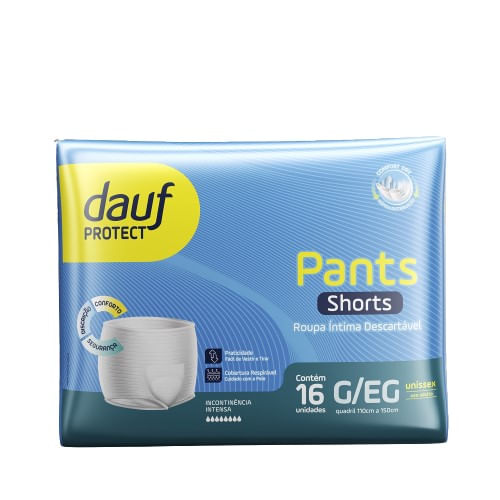 Roupa Íntima dauf Pants Tamanho G/Eg com 16 Unidades