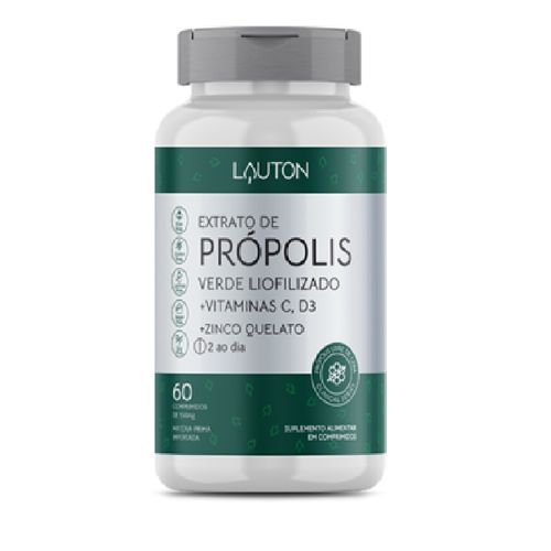 Extrato De propolis Liofilizado Com 60 cápsulas