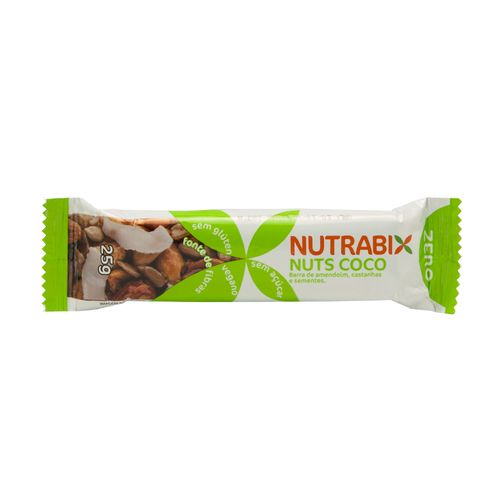 Barra Nutrabix nuts Zero coco 25g