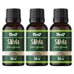 KIT 3X Sálvia em gotas extrato concentrado 30ml - Bios7
