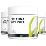 KIT 3X Creatina 100% Pura 150g - Natulha