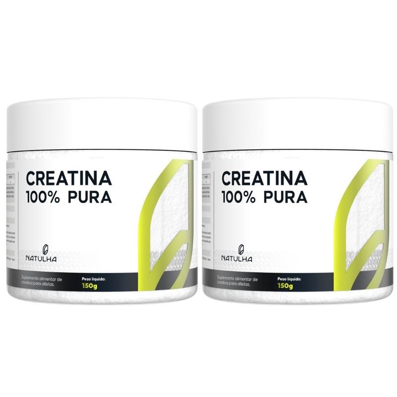 KIT 2X Creatina 100% Pura 150g - Natulha
