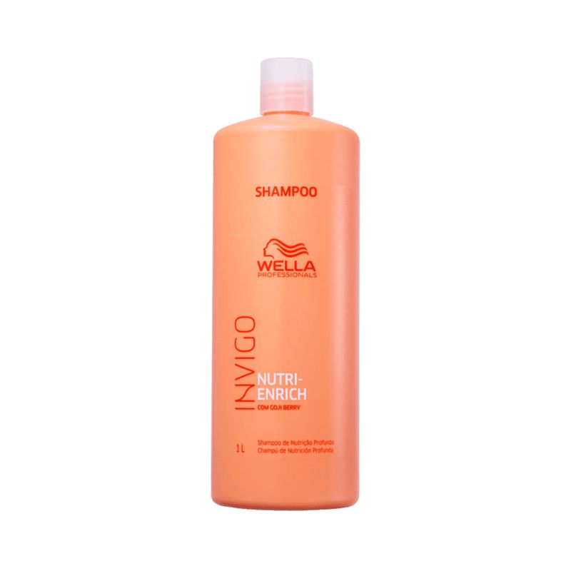 Kit Wella Professionals Invigo Nutri Enrich Shampoo 1000 ml - 2 Unidades